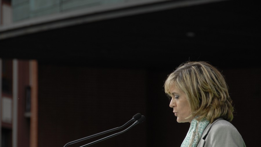 Acto en Barakaldo: Amaia del Campo