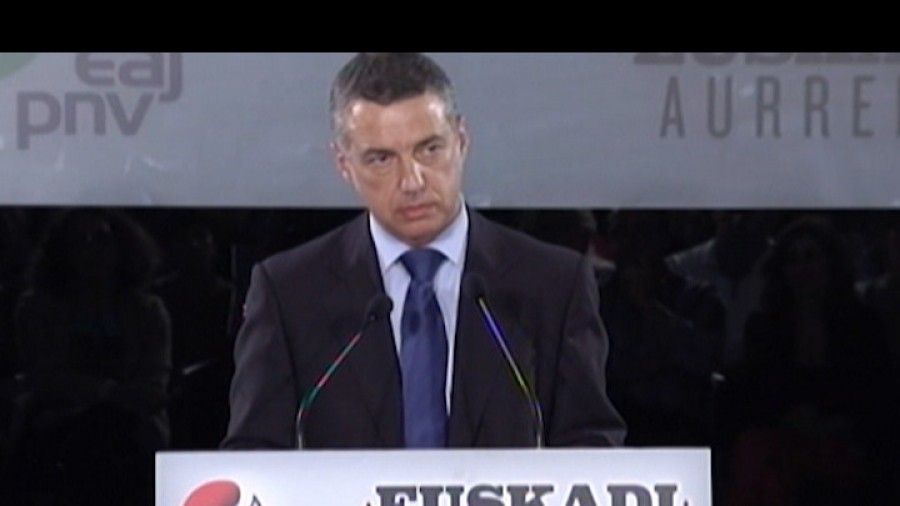Bakea eta Bizikidetza. Iñigo Urkullu. (Ekitaldia Tolosan)