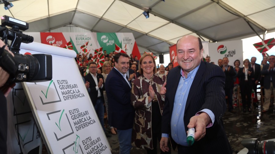  Ortuzarrek salatu du Euskadi lauko eztabaidan “hauteskunde-trofeo” gisa baino ez zutela aipatu