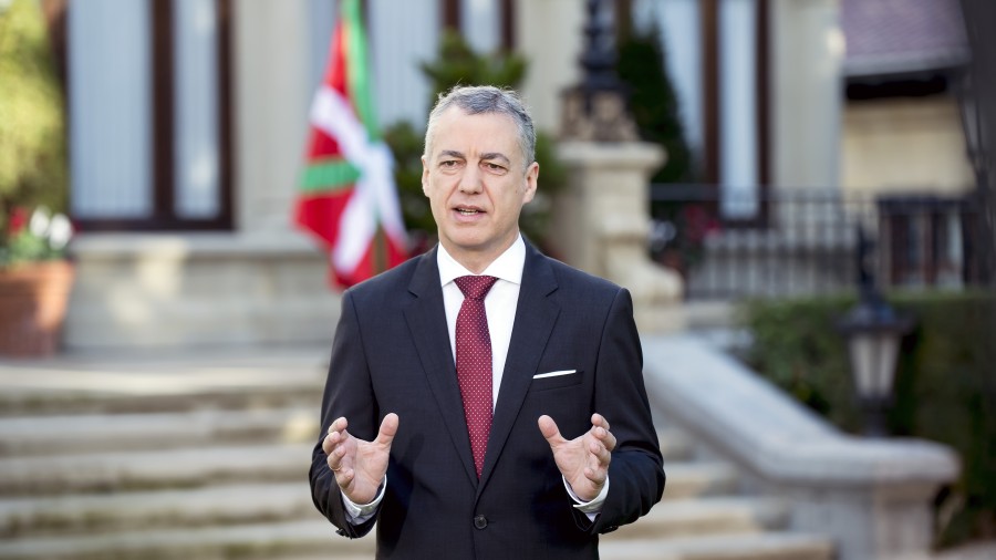 Iñigo Urkullu Lehendakariaren Urte Amaierako mezua