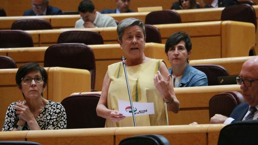 Nerea Ahedok betetzeko zailak diren lanbideen katalogoa zabaltzera premiatu du Elma Saiz ministroa