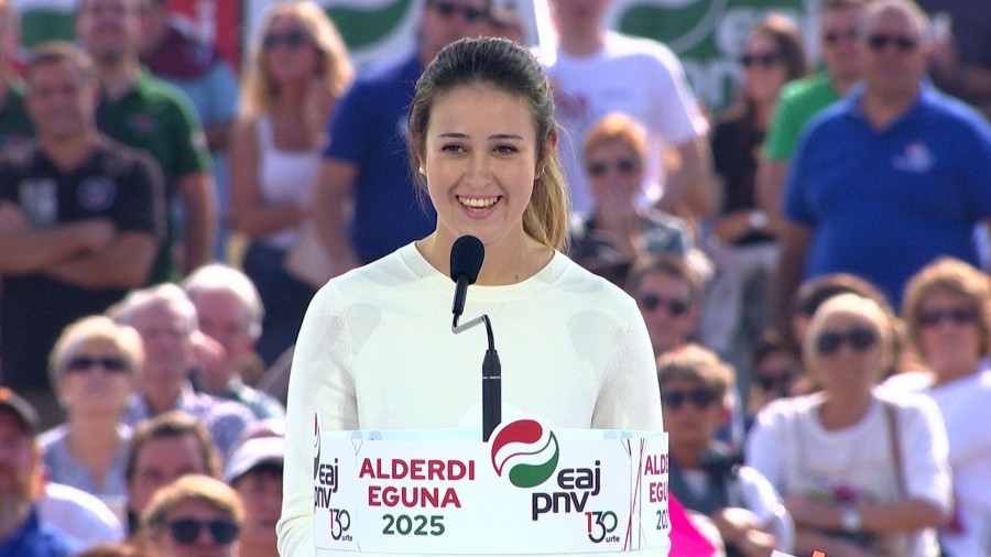Iraia Pinedo: “Gazte jeltzaleok gara aberriaren etorkizuna”