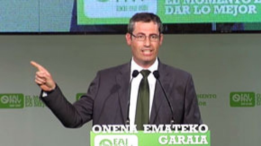 Inicio de campaña en Gasteiz. Intervención de Markel Olano