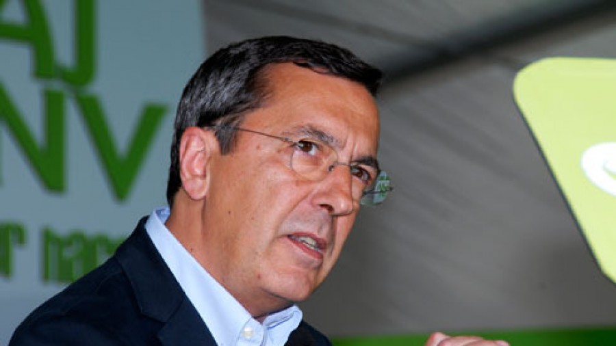 José Luis Bilbao Getxoko mitinean