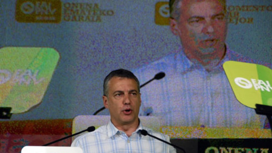 Iñigo Urkullu Getxoko mitinean