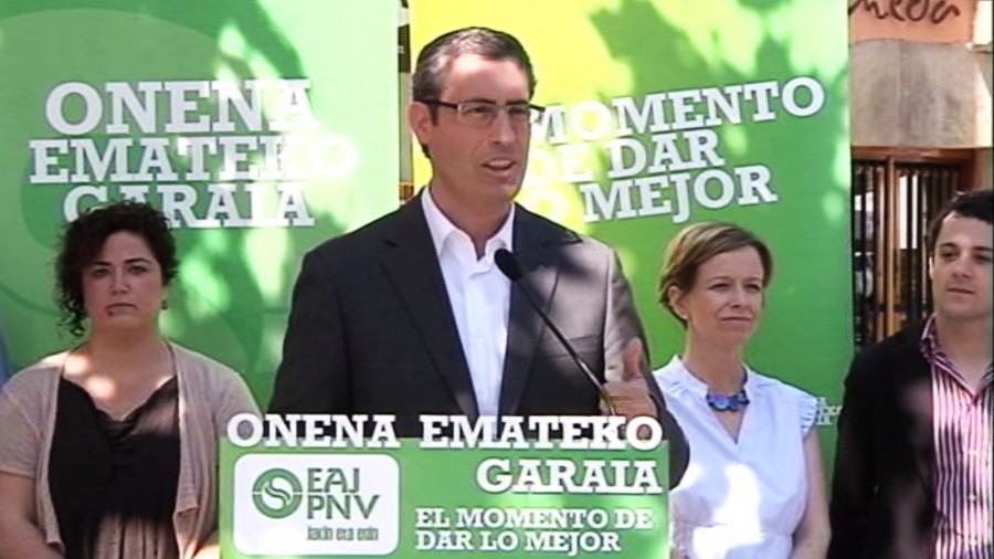 Acto en Renteria: Markel Olano