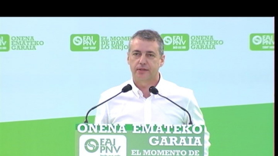 Bergaran ekitaldia: Iñigo Urkullu